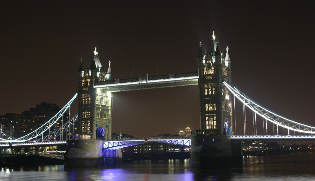 Tower Bridge foi construída em 1894. Foto: Mapa de Londres