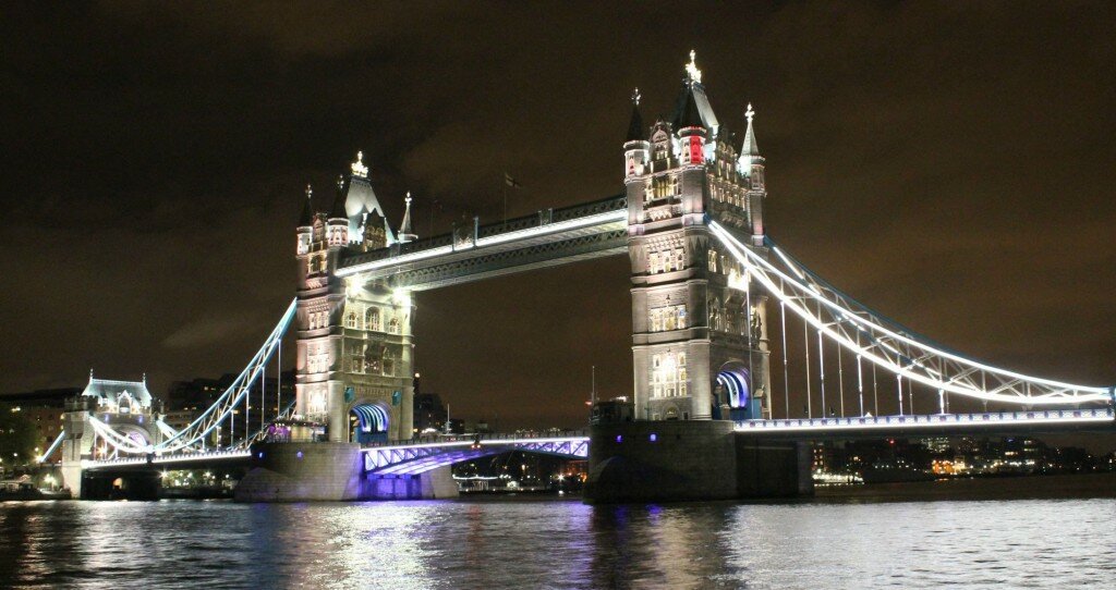 Tower Bridge - Mapa de Londres