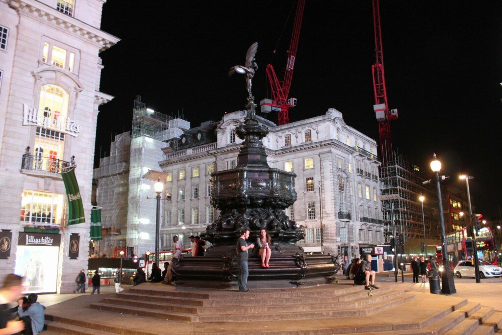 Piccadilly Circus - Mapa de Londres