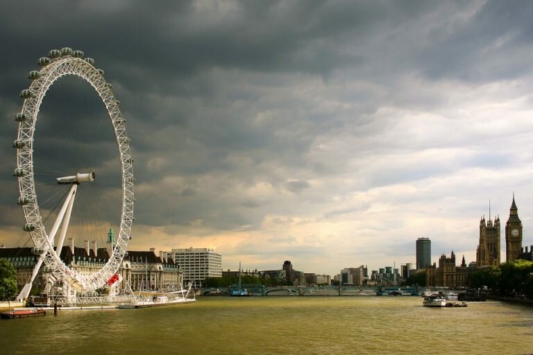 Londres é um parque de diversões: tem até roda-gigante