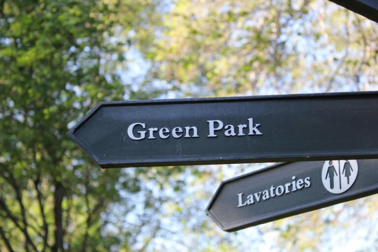 Green Park só não é verde na primavera