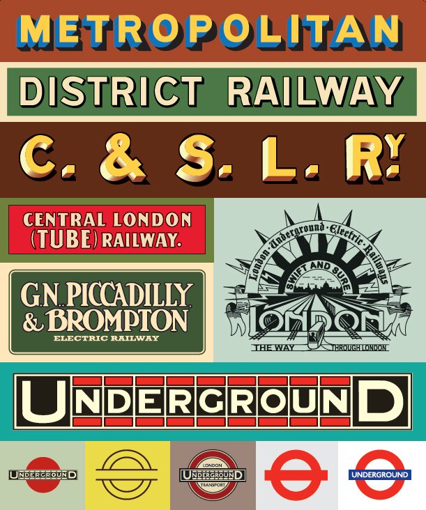 Museu do metrô de Londres - logo - símbolo