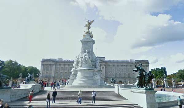 De Trafalgar Square para o Palácio de Buckingham