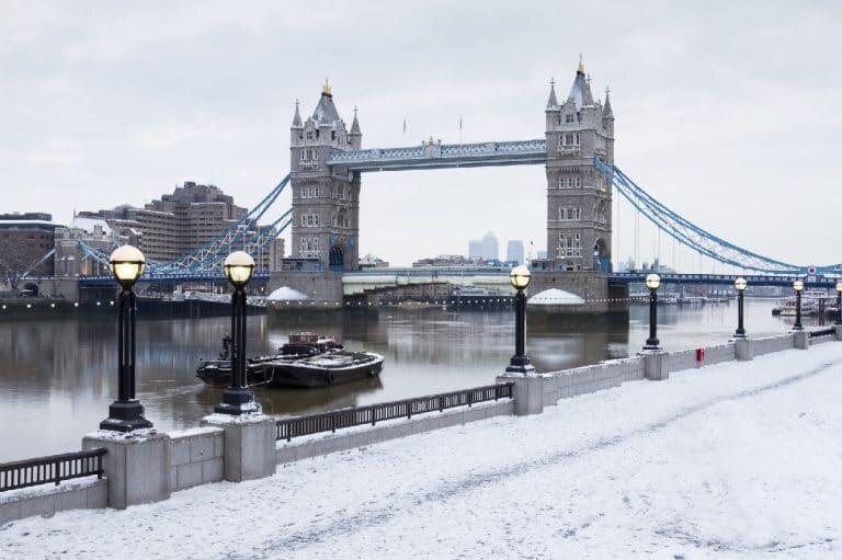 Neve em Londres: não se anime tanto
