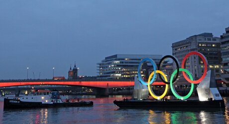 Círculos olímpicos apresentam London Festival