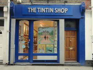 Tintin Shop - Por Juli Haas, Mapa de Londres