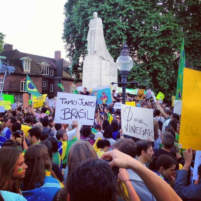 Manifestação pelo Brasil em Londres