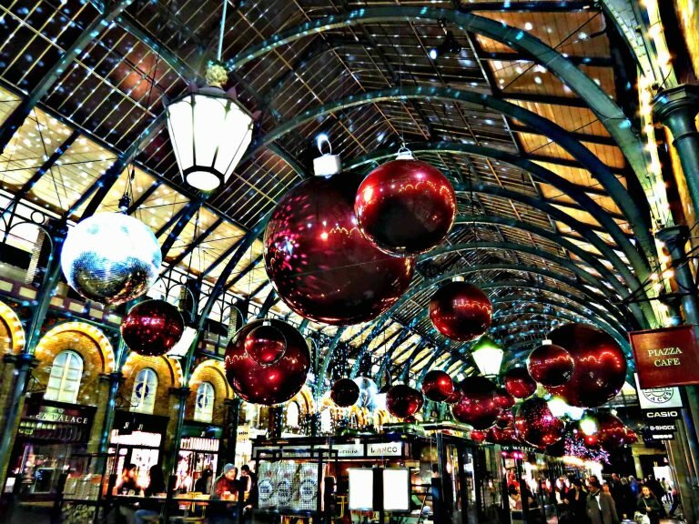Luzes de Natal em Covent Garden Luzes de Natal em Covent Garden