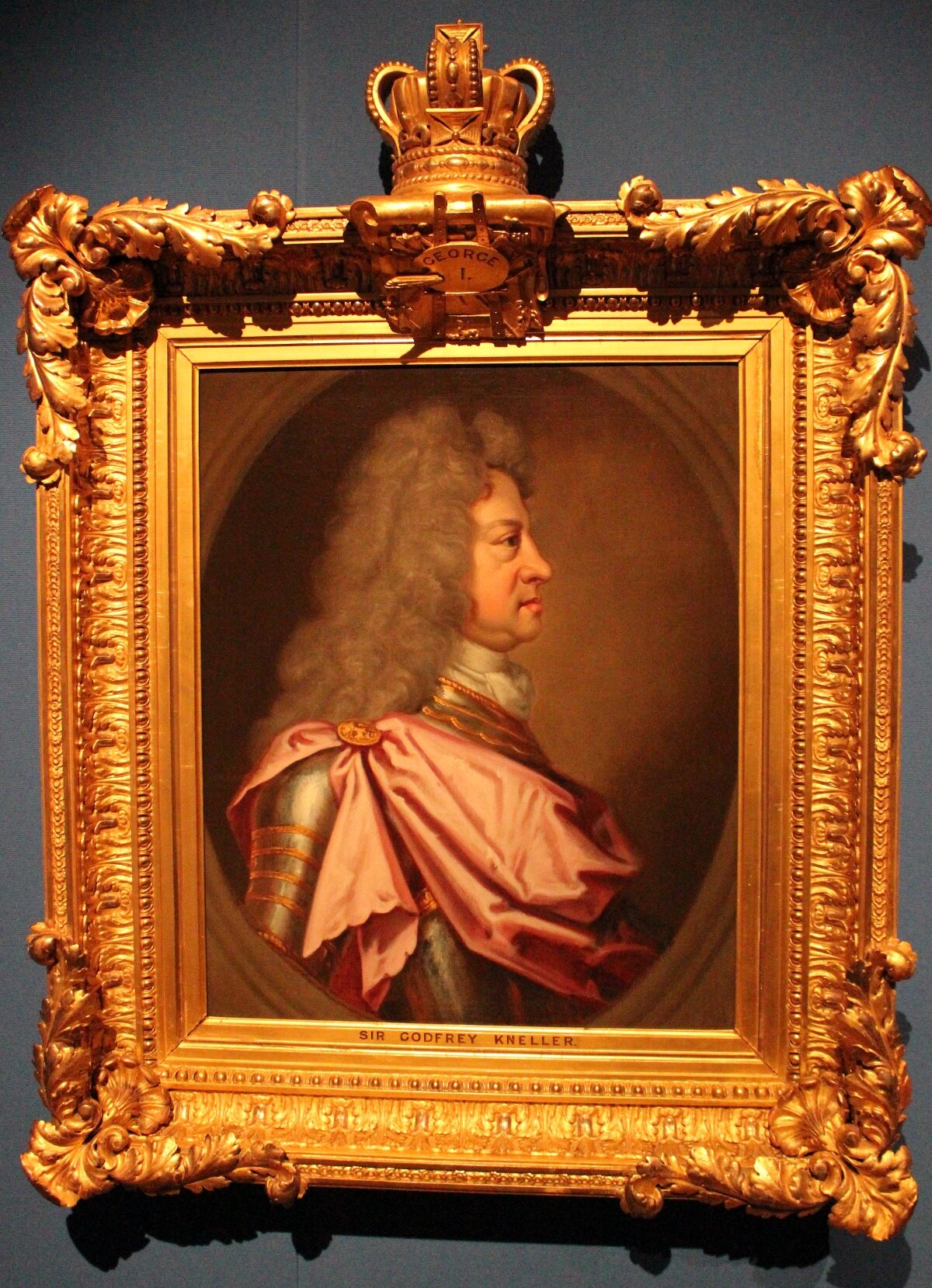 George I da Grã-Bretanha e Irlanda, Eleitor de Hanôver. Pintura de Sir Godrey Kneller