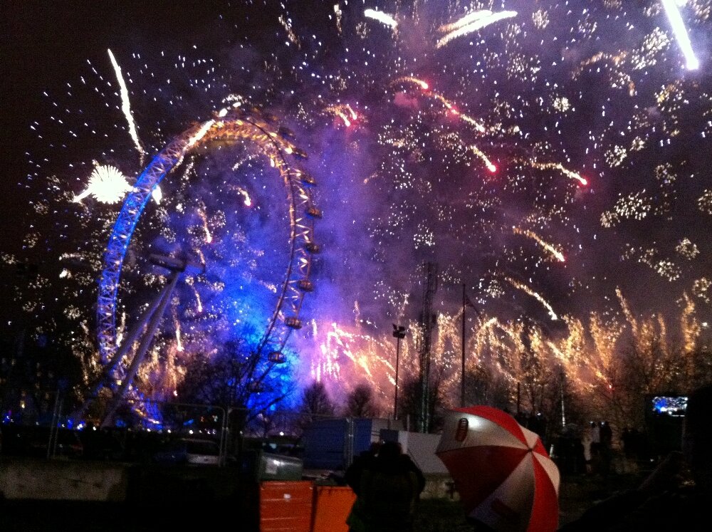 Ano novo em Londres - Mapa de Londres