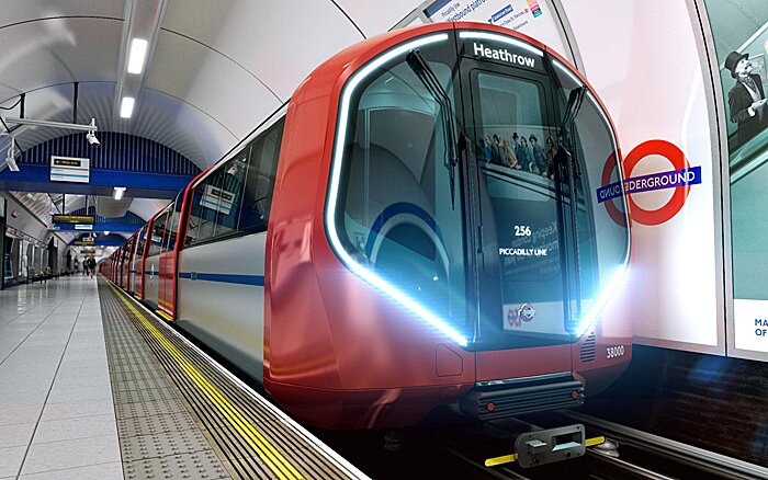 Novo metrô de Londres. Foto: TFL