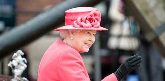 Rainha Elizabeth II - Mapa de Londres