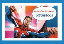Os heróis da Marvel britânicos Capa: Heróis da Marvel