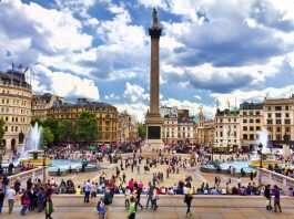 Imagens de Londres: Trafalgar Square