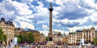Imagens de Londres: Trafalgar Square