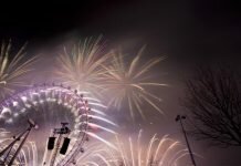Ano novo em Londres