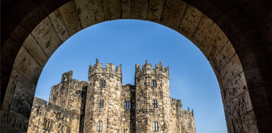 Castelo de Hogwarts em Alnwick