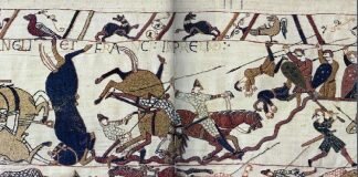 Bayeux_Tapestry_Horses_in_Battle_of_Hastings_Publico