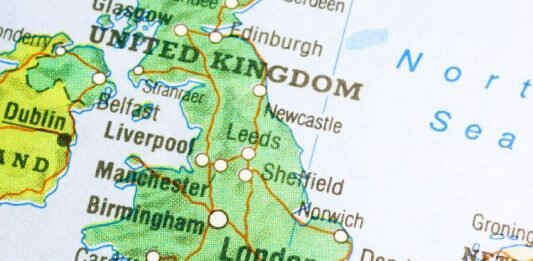 Map of Great Britain