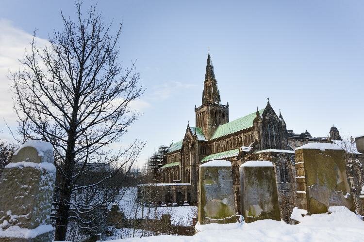 Catedral de Glasgow é um monumento remanescente da Idade Média. Foto: iStock, Getty Images