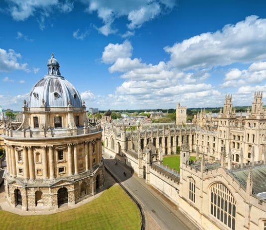 Universidade de Oxford, na Inglaterra