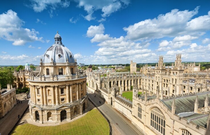 As melhores universidades da Inglaterra